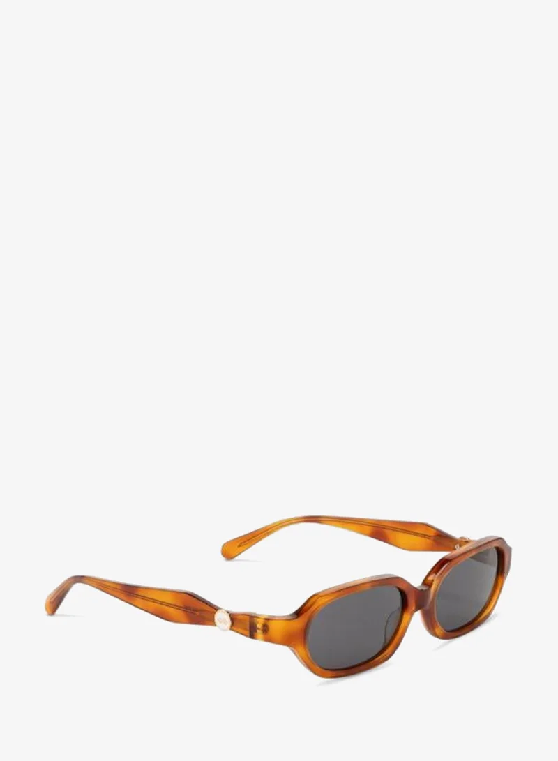 KAREN WAZEN Oval Sunglasses