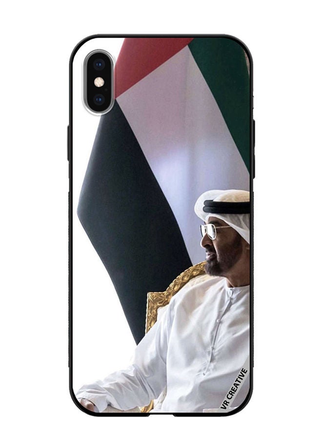 VR CREATIVE Protective Case Cover For Apple iPhone XS Max Sheikh Mohamed Bin Zayed Al Nahyan Design Multicolour - Image 1