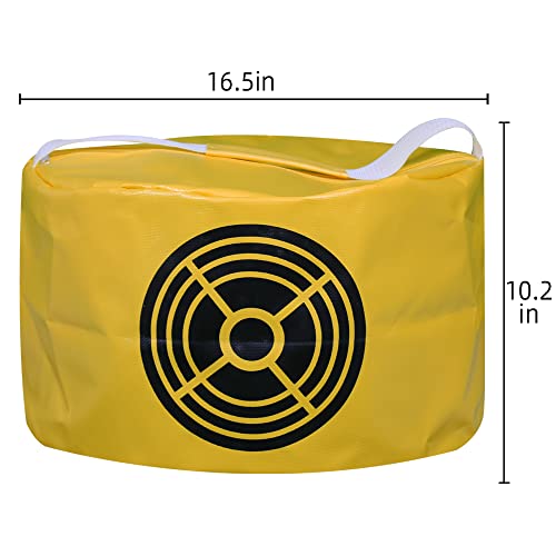 Scott Edward Golf Smash Bag Impact Bag, Power Smash, Hitting Pocket, Practice Swing Tool Waterproof Durable PVC Fabric (Yell) - Image 3