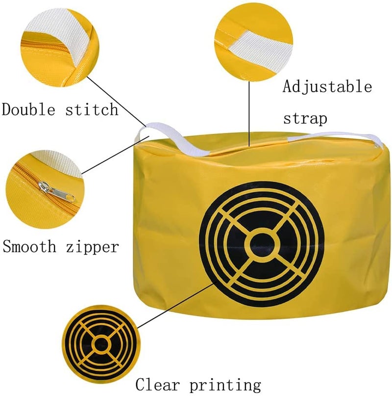 Scott Edward Golf Smash Bag Impact Bag, Power Smash, Hitting Pocket, Practice Swing Tool Waterproof Durable PVC Fabric (Yell) - Image 4