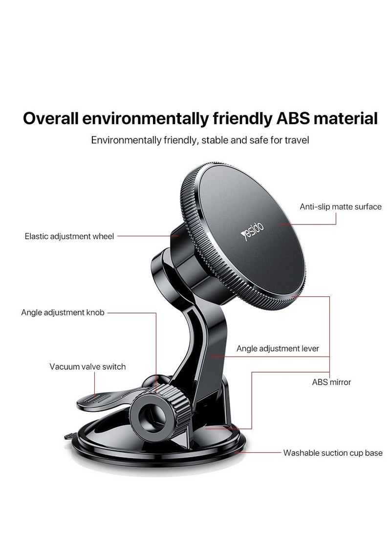 Yesido - Yesido C177 Mini Suction Cup Type Magsafe Magnetic Car Holder - Image 1