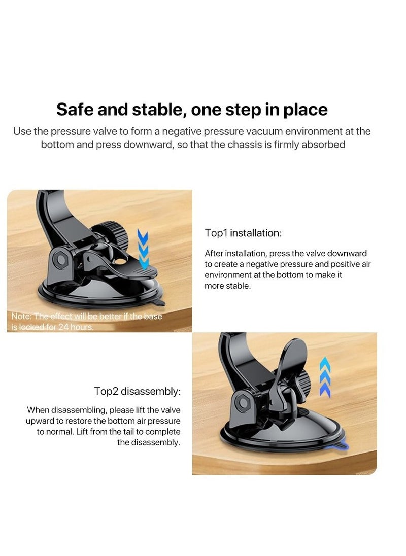Yesido - Yesido C177 Mini Suction Cup Type Magsafe Magnetic Car Holder - Image 1