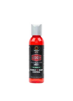 Tropic Isle Living Strong Roots Men Stubble + Bump Control - Treat Razor Bumps, Stubble and Ingrown Hair, Aftershave Solution for Smoother Skin, Natural Jamaican Black Castor Oil Infused with Red Pimento Serum 