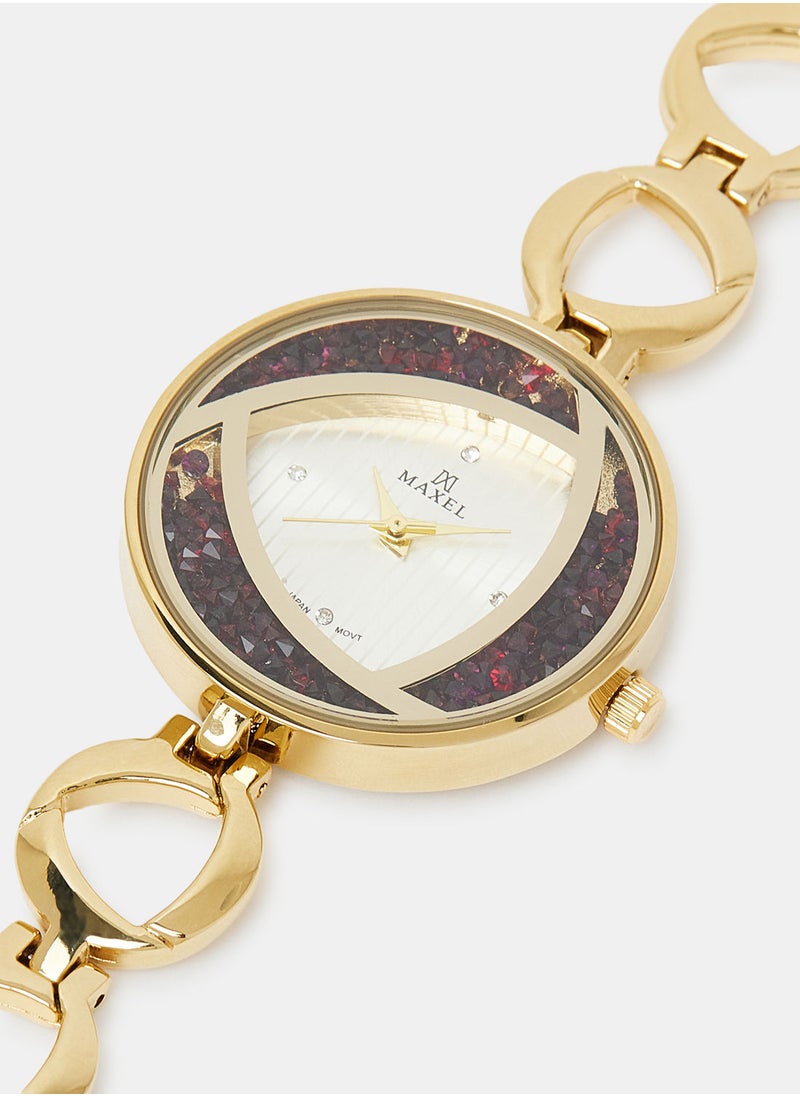 Maxel - Women's Quartz Classic Fashion Analog Wrist Watch MX465 - 28mm - Image 1