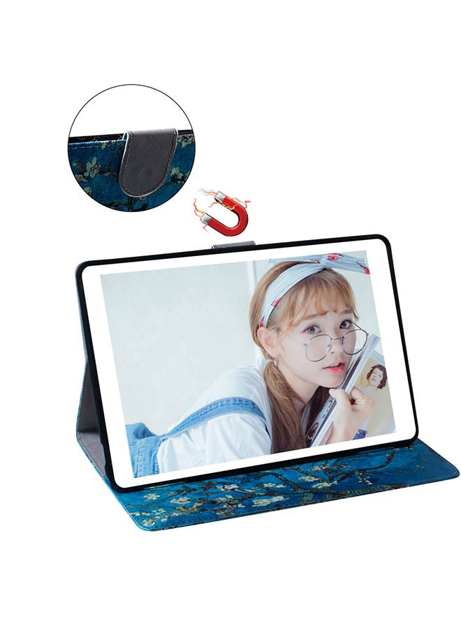 NIBEMINENT Apricot Blossom Pattern Horizontal Flip Leather For Apple iPad10.2 inchCover iPadMini multicolor - Image 4