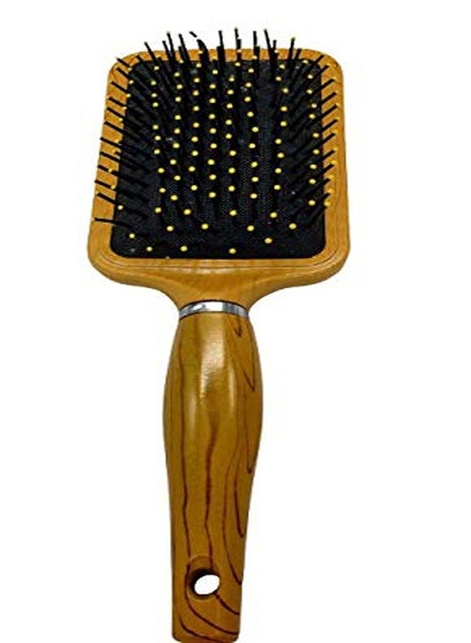 Kira Professional Brush Detangler Hair Brush Black with Soft Bristles, Perfect Hair Brush for Men, Women and Kids, Detangler for All Hair Types (WP-BS-Yellow) - Image 2