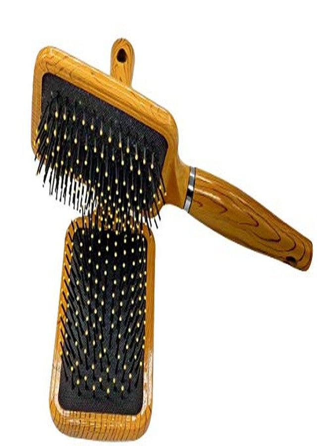 Kira Professional Brush Detangler Hair Brush Black with Soft Bristles, Perfect Hair Brush for Men, Women and Kids, Detangler for All Hair Types (WP-BS-Yellow) - Image 5