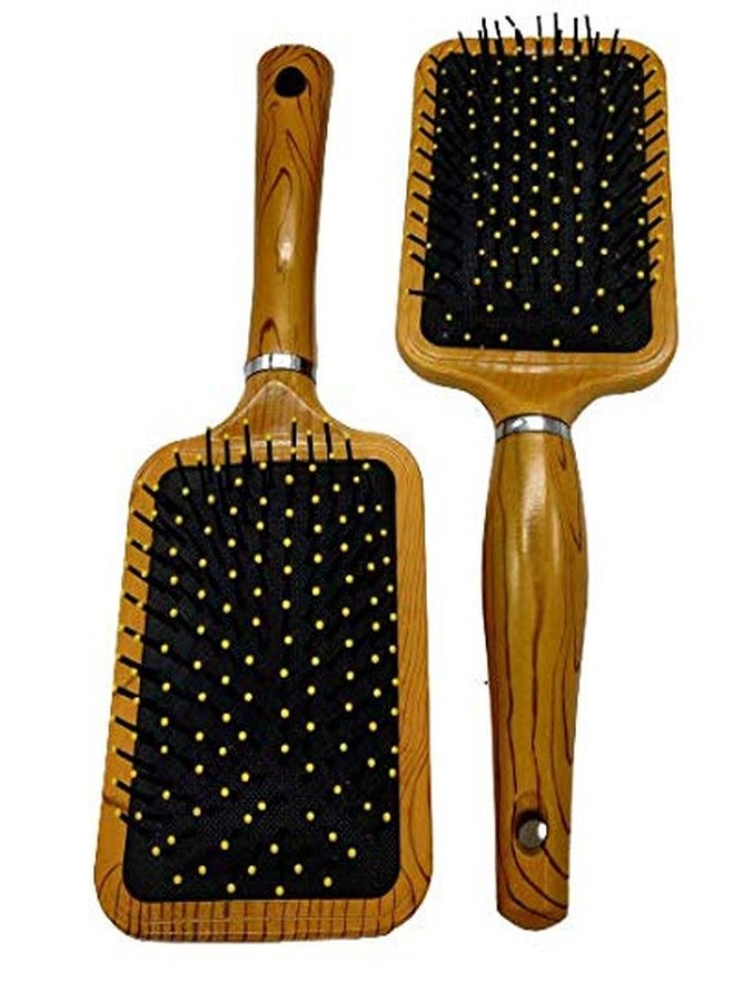 Kira Professional Brush Detangler Hair Brush Black with Soft Bristles, Perfect Hair Brush for Men, Women and Kids, Detangler for All Hair Types (WP-BS-Yellow) - Image 4