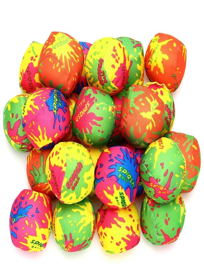 DEARIDAP 24 PCS 2 Inches Water Splash Balls, Mini Beach Absorbent Ball, Splash Balls for Pools, Water Ball for Beach Party Favors, Summer Soaking Games - Image 2