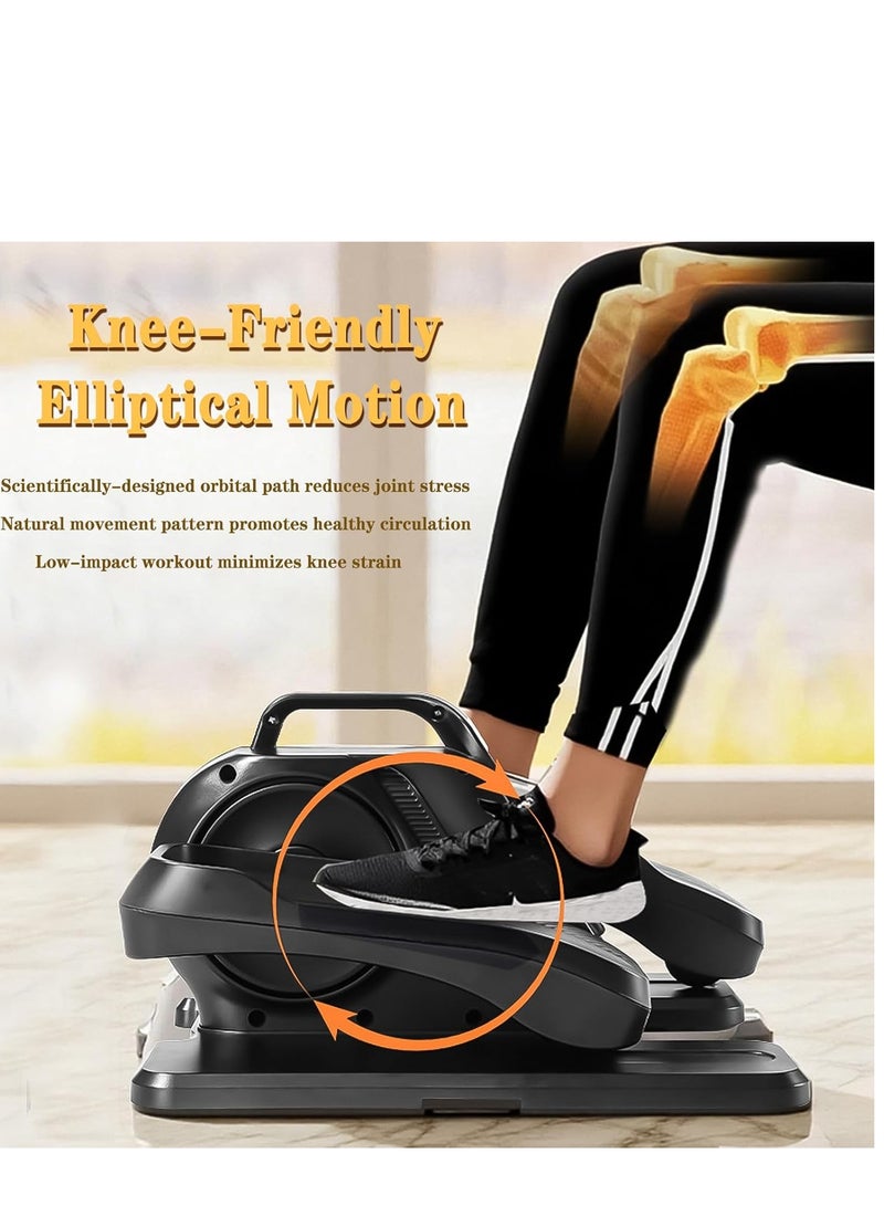 ريلاكس سمارت جهاز إليبتيكال منزلي من Relax Smart – دراجة تمرين صغيرة الساقين المدمج والمناسب لكبار السن والمكاتب والعلاج الطبيعي، تمرين منخفض التأثير لتحسين الدورة الدموية وتقوية العضلات - Image 4