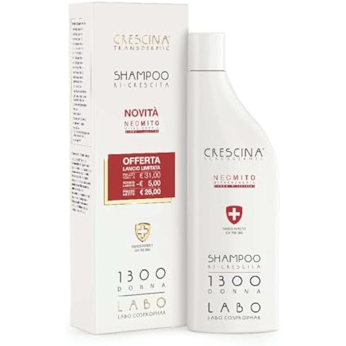 Crescina Transdermic NEO MITO Hair Re-Growth Shampoo 1300 Woman 150 ml