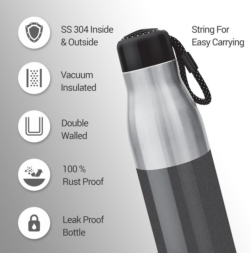 Milton Eminent 600 Thermosteel Water Bottle - 517 ml - Image 3