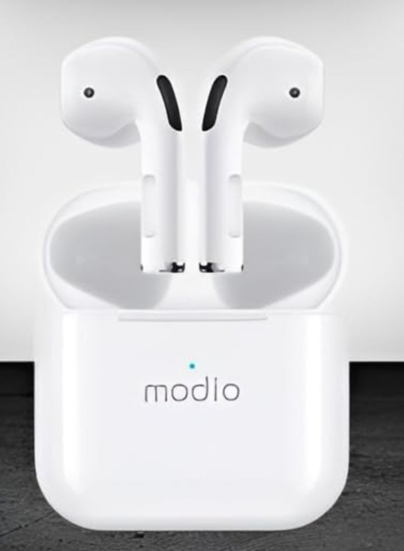 modio Wireless Earbuds with Noise Cancellation – Bluetooth Headphones for Superior Sound and Comfortable Fit - Image 1