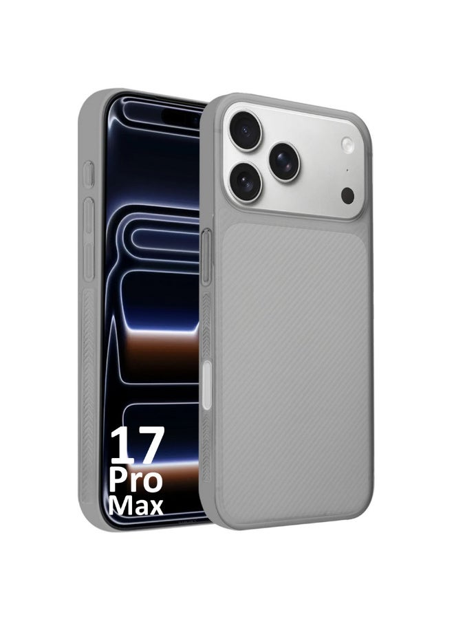 CATANES Case Cover for iPhone 17 Pro Max, Air Skin Line Design Back Cover, Sturdy Durable Ultra-Thin Case, Drop Protection Cover Clear - Black - Image 1