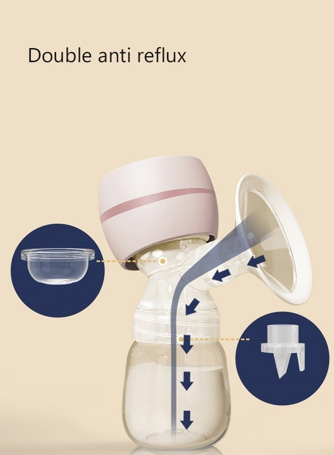 DUNISO Electric Breast Pump, Intelligent All-in-one Automatic Electric Breast Pump, Painless Breast Massager, Portable Mute Lactation Milk Feeding Collector, Rechargeable Milk Extractor for Home and Travel - Image 4