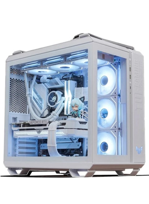 ASUS Powered High-End 8K Video Rendering PC - Intel Core i7-14700K Processor, 20 Cores & 28 Threads, DDR5 64GB (2*32) 6000MHz Ram, 2TB NVMe M.2 PCIe Gen 4.0*4 SSD, Nvidia GeForce RTX 4080 Super OC Edition 16GB GDDR6X Graphics Card, 3 Fan AIO Liquid Cooler, 1000W 80 Plus Gold Power Supply, Windows 11 Pro | Wi-Fi