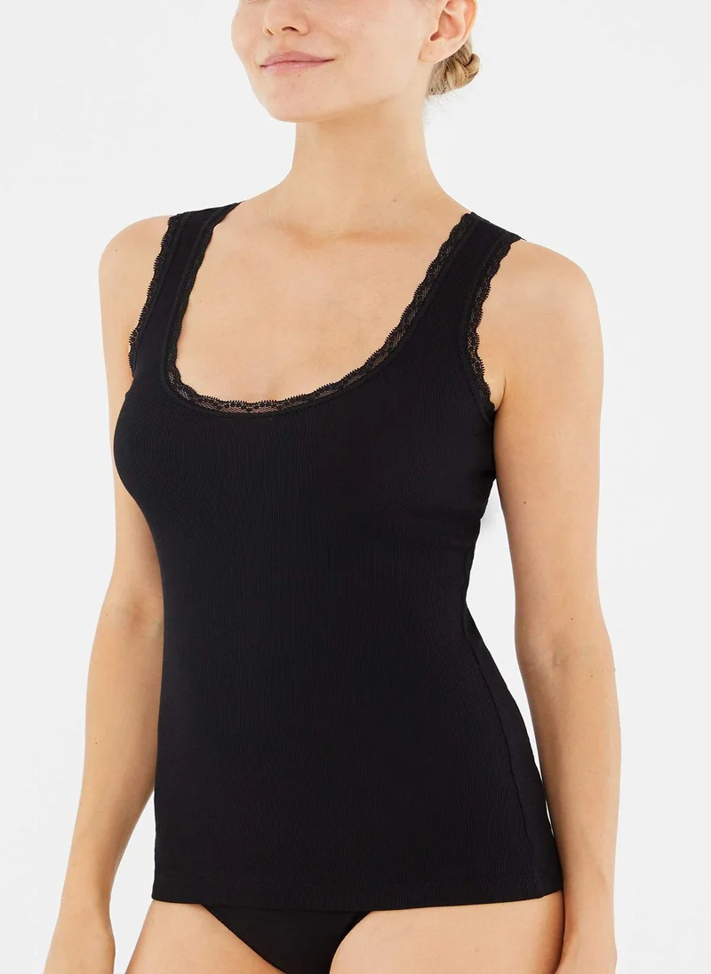 dagi 2 Pack Camisole U-neck Cotton Blend Underwear