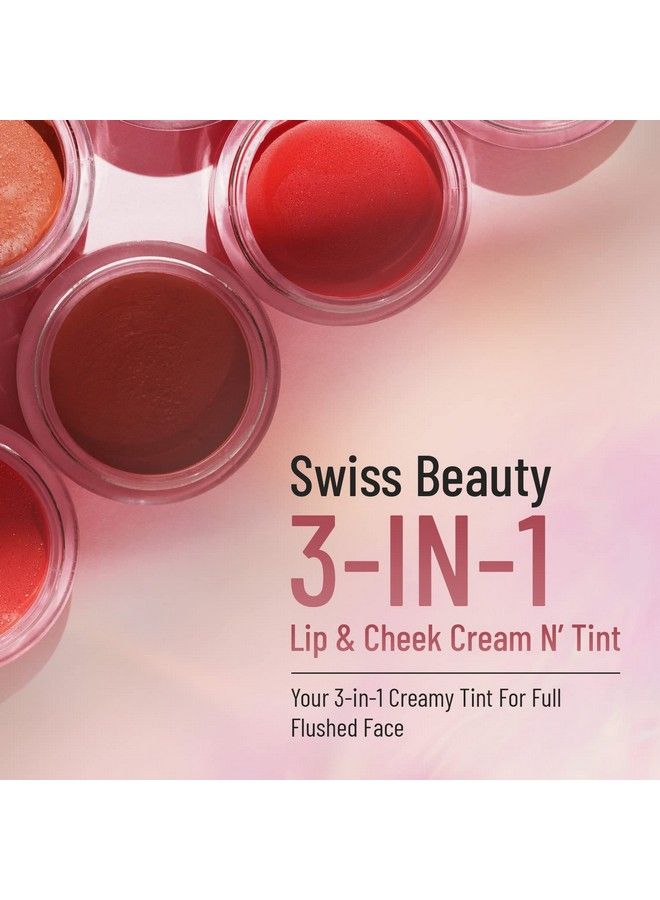 Lip Cheek And Eyeshadow Tint With Goodness Of Vitamin E And Olive Oil ; Natural Flushing Glow ; Long Lasting Nourishment ; Sls & Paraben Free ; Shade Fruity Fig 8Gm;