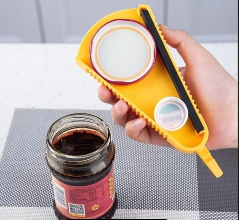 Generic Magic Tah 4-in-1 Multi-Purpose Jar and Can Opener, Bottle Lid Twister Tool .db - Image 1