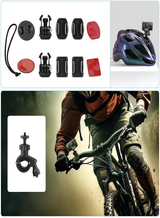 GeeKam Action Camera Accessories Kit - Compatible for GoPro, AKASO, Campark, Crosstour, APEMAN, COOAU, Apexcam, SJCAM, SJ4000 and Waterproof Underwater Sports Camera - Image 5