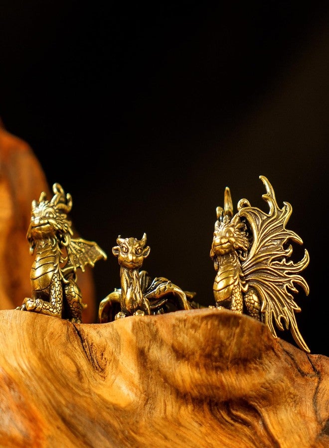 chovy تمثال تنين من النحاس الصلب من تشوفي، مصنوع يدويًا، قطعة ديكور خيالية عتيقة، حراشف وأجنحة متقنة، مخلوق أسطوري قابل للتحصيل، هدية فريدة لعشاق الخيال وهواة الجمع - Image 2