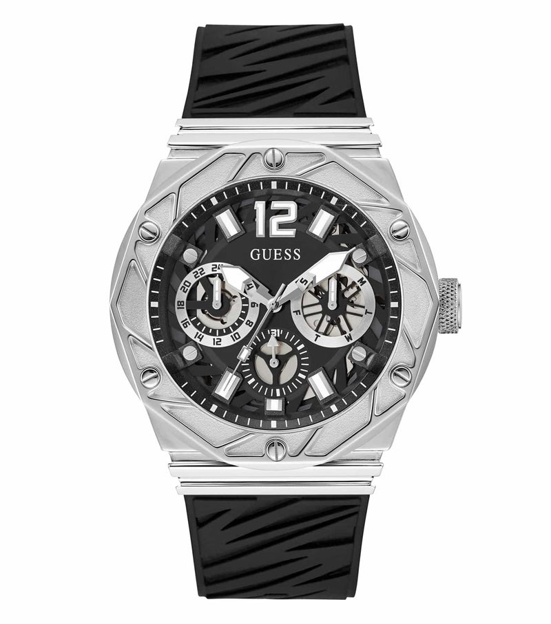 Guess Men’s Multi-Function Silicone Chronograph Watch – GW0634G1 - Image 1