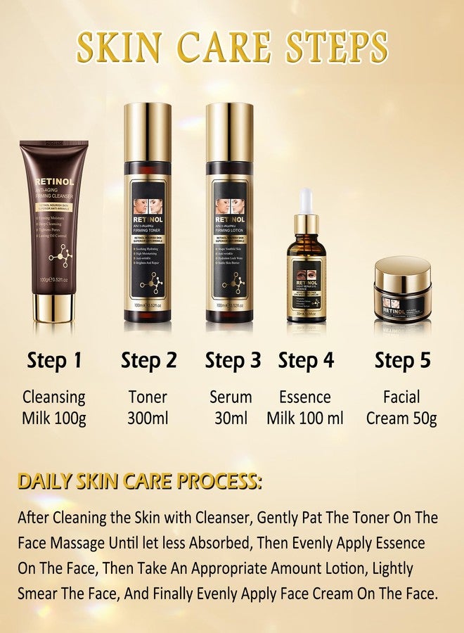 LYSdefeu Skin Care Toiletry Kit,Anti Aging Skin Care Set for Women, Skincare Product - Image 3