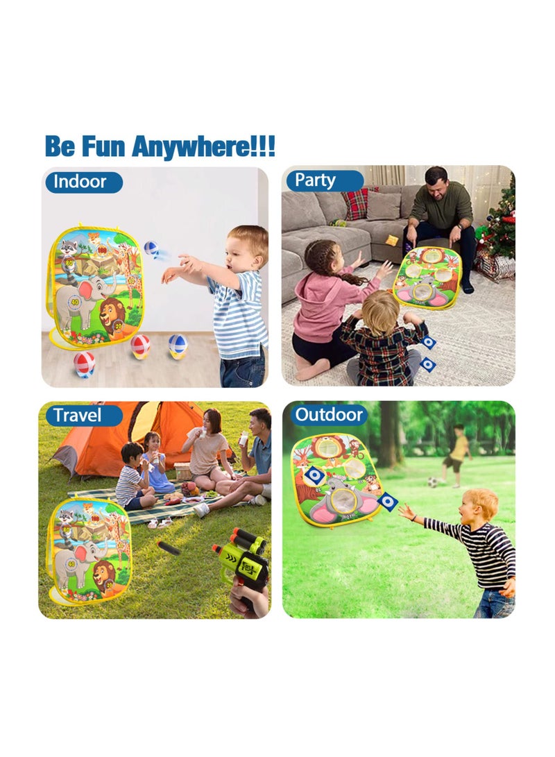 SYOSI 4 in 1 Animal Bean Bag Toss Game for Kids  Summer Outdoor Toys for Toddlers Ages 3 4 5 6 Year Old Party Sports & Outdoor Play Toys Games Activities for Toddlers 1-3 Backyard Yard Outside - Image 4