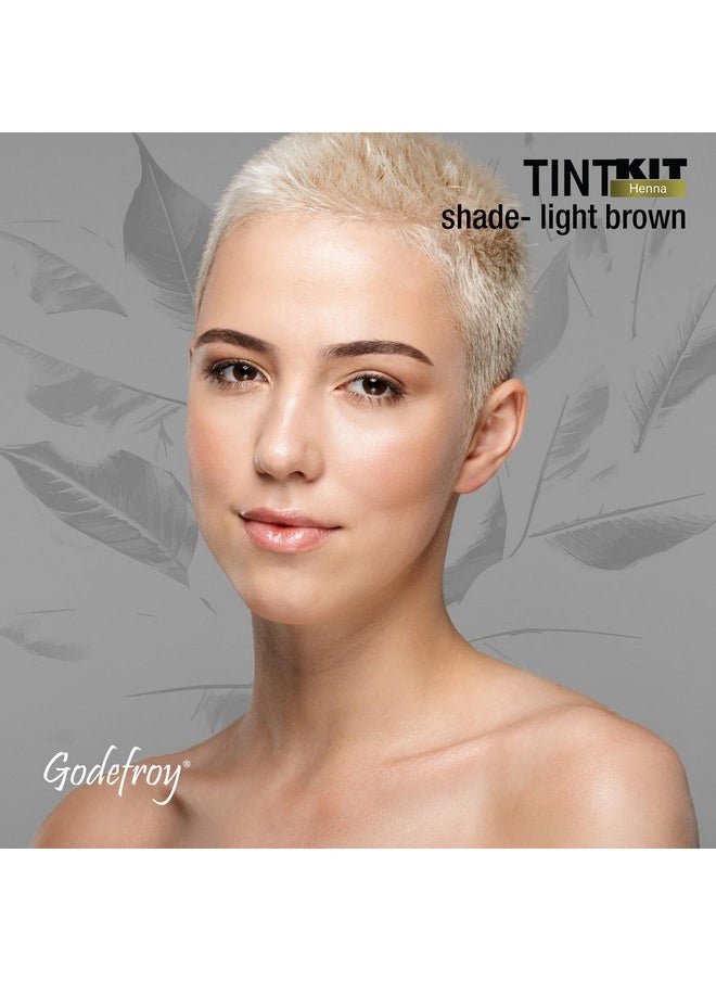 Godefroy Powered By Henna - Tint Kit 4 Applications | Light Brown | Spot Hair Color Powered By Natural Henna  - Image 3