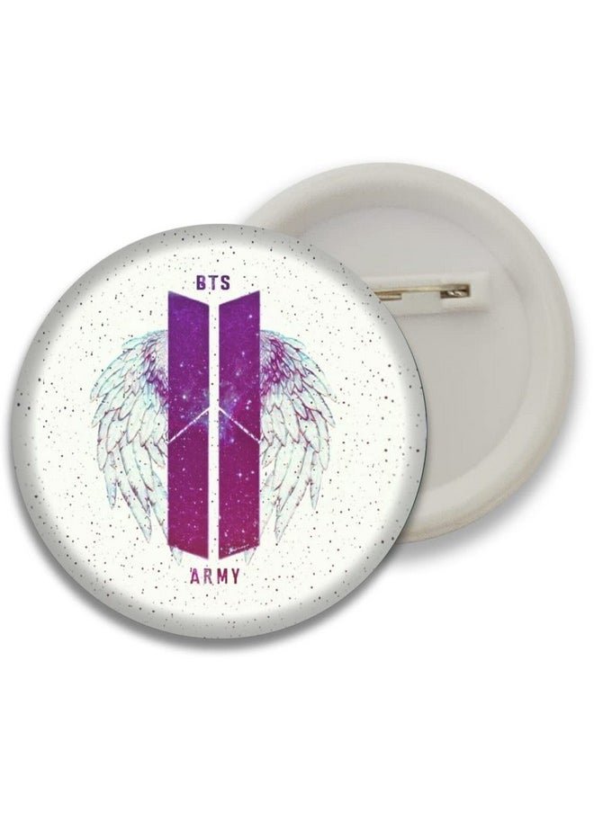D2c - D2C BTS Band Glossy Finished Button Badges (variation2)-Multi Color - Image 1
