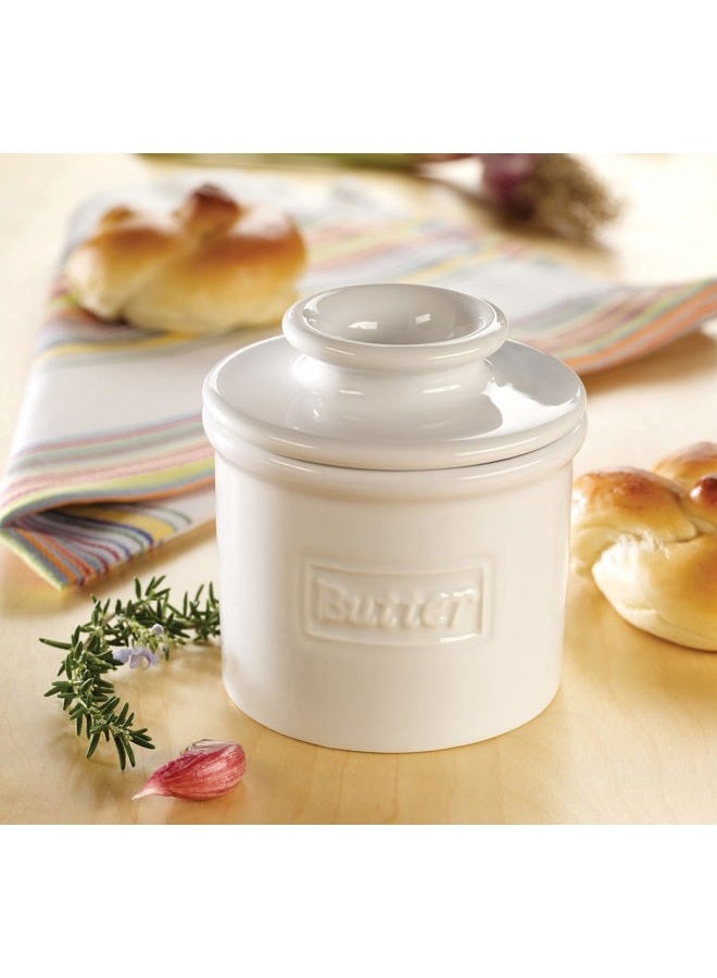 Butter Bell The Original Crock by L. Tremain, Cafe Retro Collection - White - Image 2