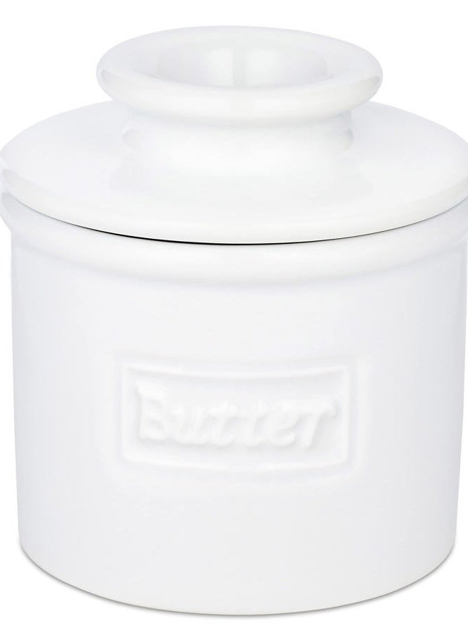 Butter Bell The Original Crock by L. Tremain, Cafe Retro Collection - White - Image 1