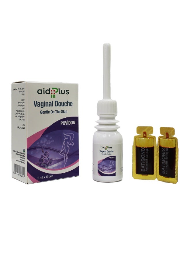 Antiseptic Intimate Wash with Povidone‑Iodine – 5 ml × 10 pcs | Gentle Daily Cleanser to Maintain Personal Hygiene & Protect Sensitive Skin – SKU: 60658