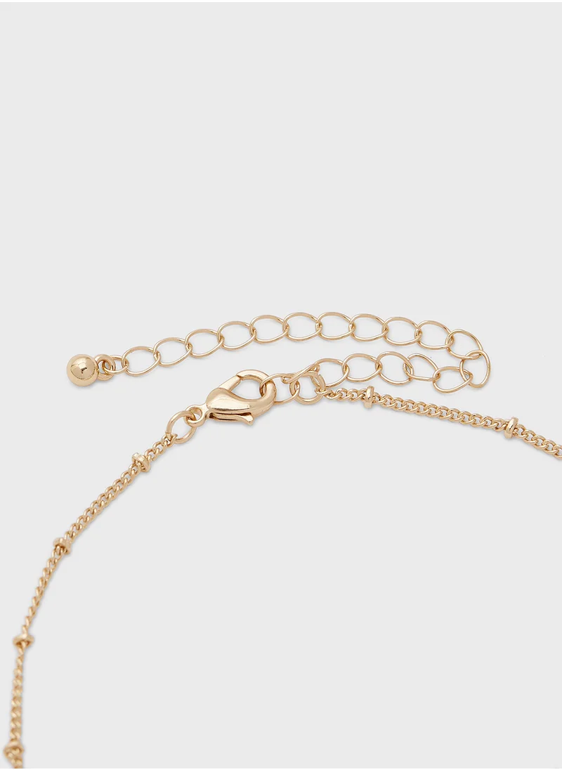 ايلا 2 Pack Mix Pendant Necklace Set