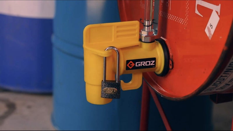 GROZ 2 inch Drum Faucet/Tap with Fluid Level Checker| | Polyethylene Drum Tap 2" |Built in Hanger| for 2” Threaded Openings on Drums | FAU/0-2 - Image 3