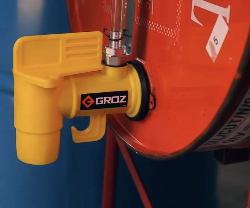 GROZ 2 inch Drum Faucet/Tap with Fluid Level Checker| | Polyethylene Drum Tap 2" |Built in Hanger| for 2” Threaded Openings on Drums | FAU/0-2 - Image 2