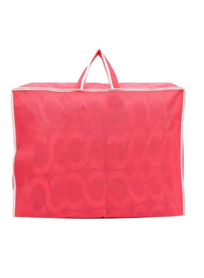 Kuber Industries Kuber Industries Non-Woven Cloth Cover/Organizer For Store Saree, Lehenga, Suit, Dress, Clothes With Top Tranasparent Window (Pink)  - Image 4