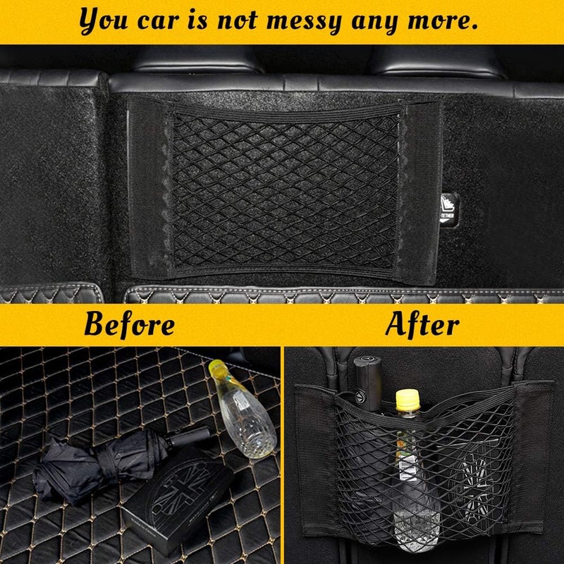 HAKACC 2 PCS Car Boot Storage Net for Campervans - 40 x 24 cm - Image 5