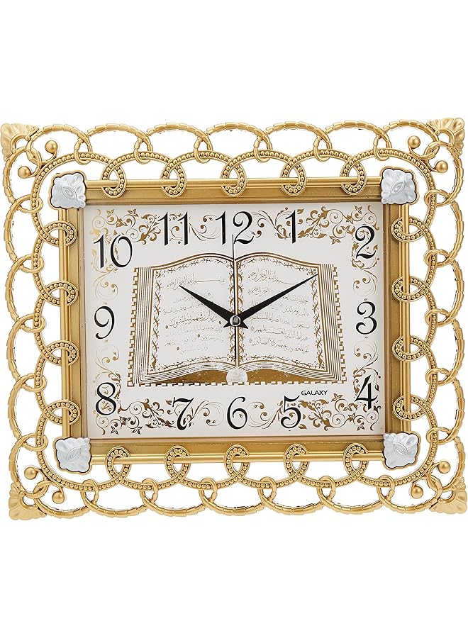 erorex Verse Wall Clock Rectangular 32X38Cm - Image 1