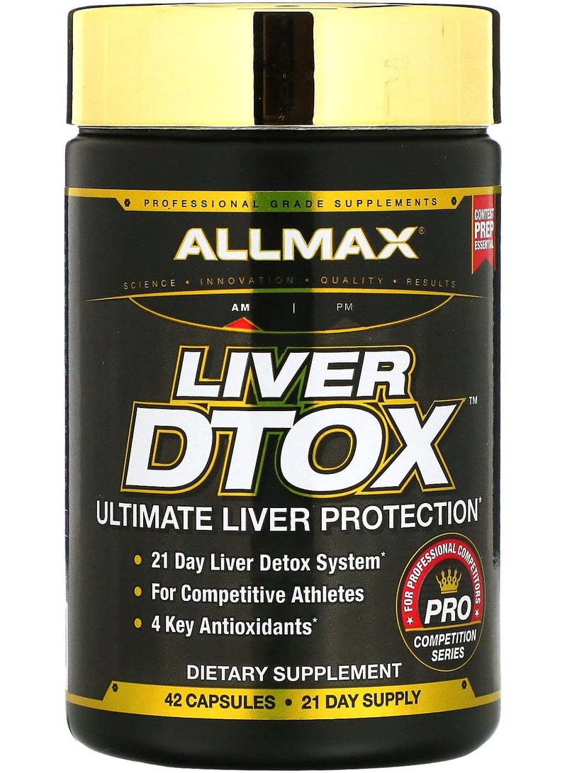 Allmax Liver Dtox Ultimate Liver Protection, 42 Capsules