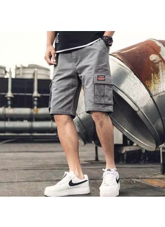 Generic Men's Summer Five-point Pants Breathable Trendy Large Size Pants Casual Large Pants Quick-drying Student Workwear Shorts Men's  - Image 4