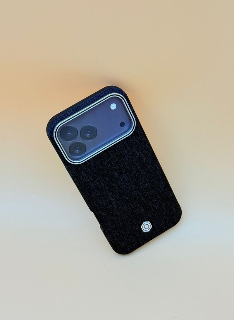 general iPhone 17 Pro Max Fabric Case, Slim Fit Back Cover, Shockproof with Camera Protection - Image 2