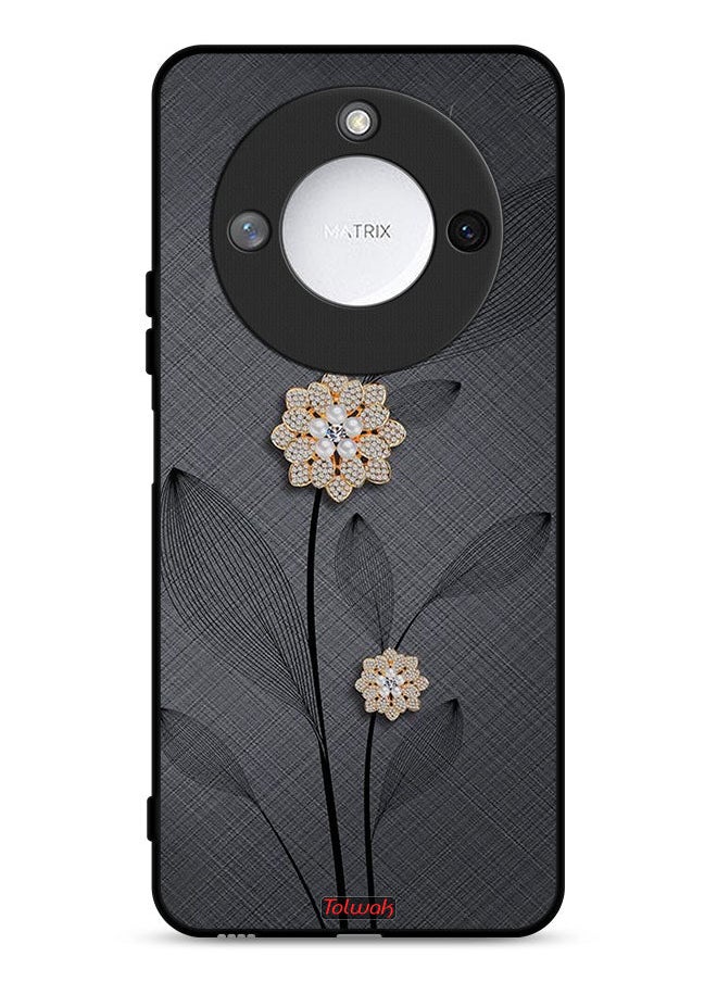 Tolwak Honor X9c Smart 5G Protective Case Cover Diamond Flowers Art  - Image 1
