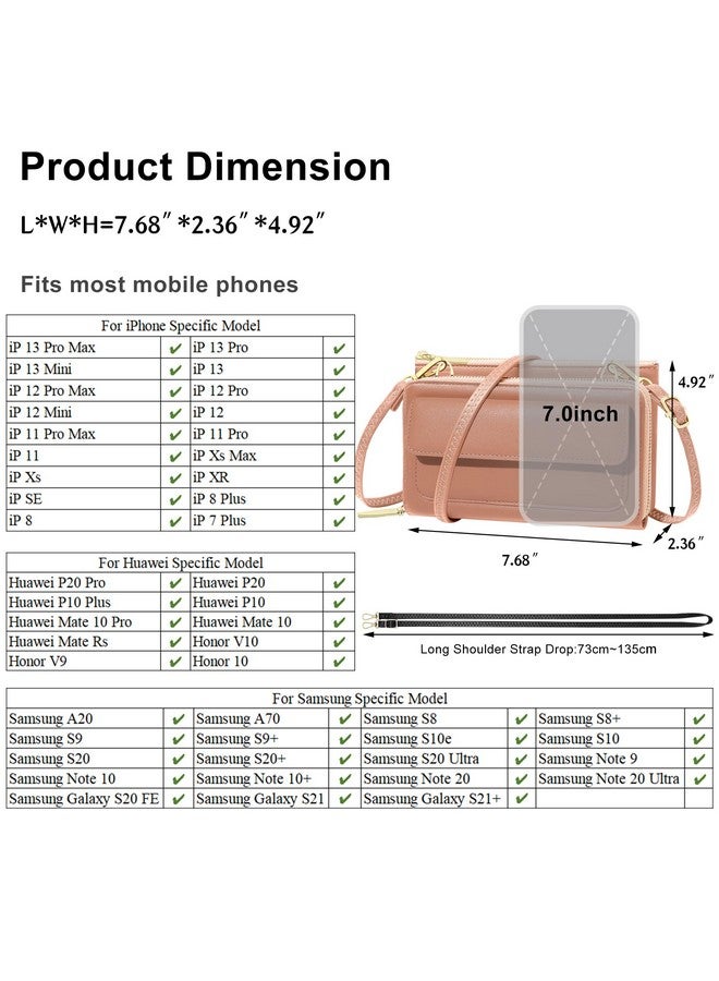 كوكو حقيبة كروس صغيرة من كوكو للنساء، محفظة للهاتف المحمول، حقيبة كتف صغيرة مع فتحات للبطاقات - Image 2