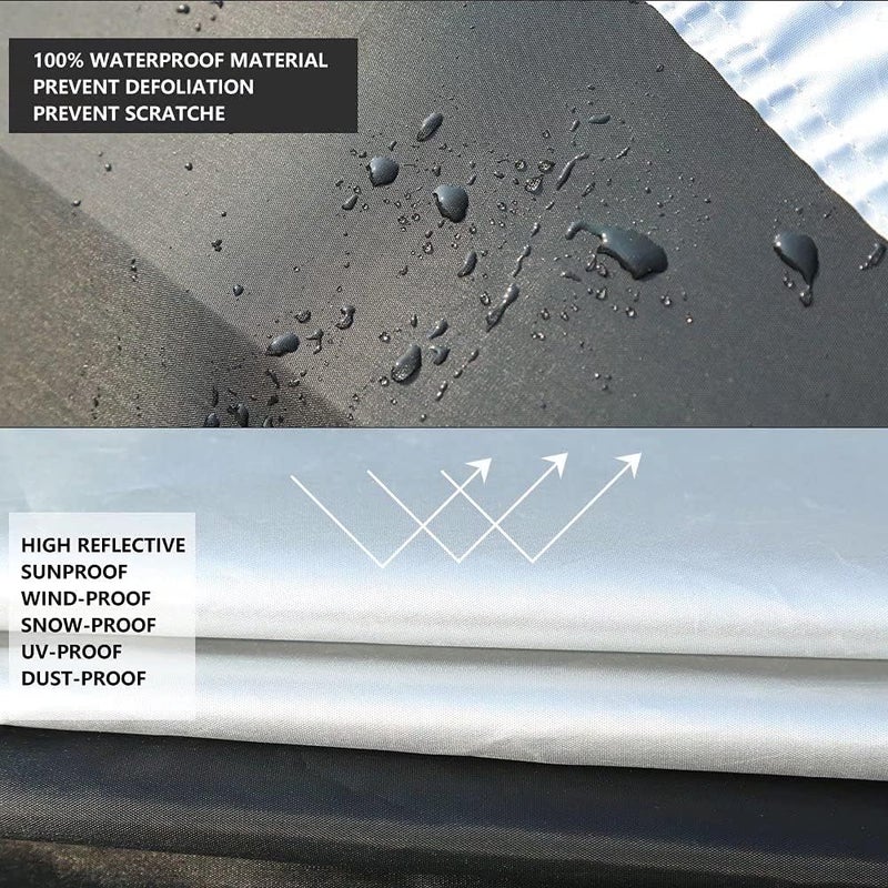 Coverado Waterproof Car Cover for Sedans (170"-190") - All Weather Protection - Image 2
