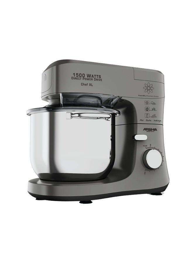 Arshia Electric Stand Mixer – 7L – 1500W – Multi-Speed with Stainless Steel Bowl - Image 1