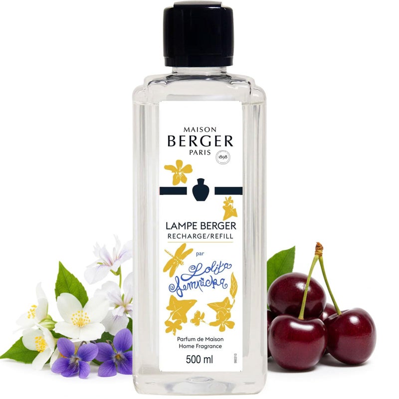 Maison Berger لوليتا لمبيكا - عبوة إعادة تعبئة عطر لامب بيرجر لموزع زيت العطر المنزلي - 16.9 أونصة سائلة - 500 مل - Image 1