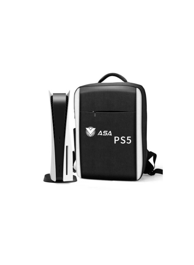أيه أس أيه حقيبة ظهر ASA PS5 – أسود / أبيض - Image 1