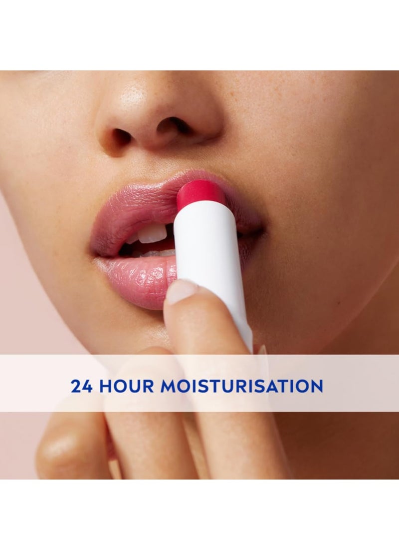 نيفيا مرطب شفاه نيفيا شيري شاين 4.8 غ | تركيبة ترطيب تدوم 24 ساعة | زيوت طبيعية | لمسة نهائية لامعة، 4.8 غ (عبوة من قطعة واحدة) - Image 5