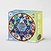 Springbok Star of David 500 Piece Round Puzzle for Adults Beautiful Stained Glass Star of David Image - Image 4